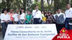 Encabeza Gobernador Alejandro Armenta faena comunitaria en San Baltazar Campeche