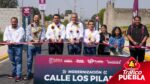 Inaugura Pepe Chedraui la modernización de la calle Los Pilares en San Miguel Canoa