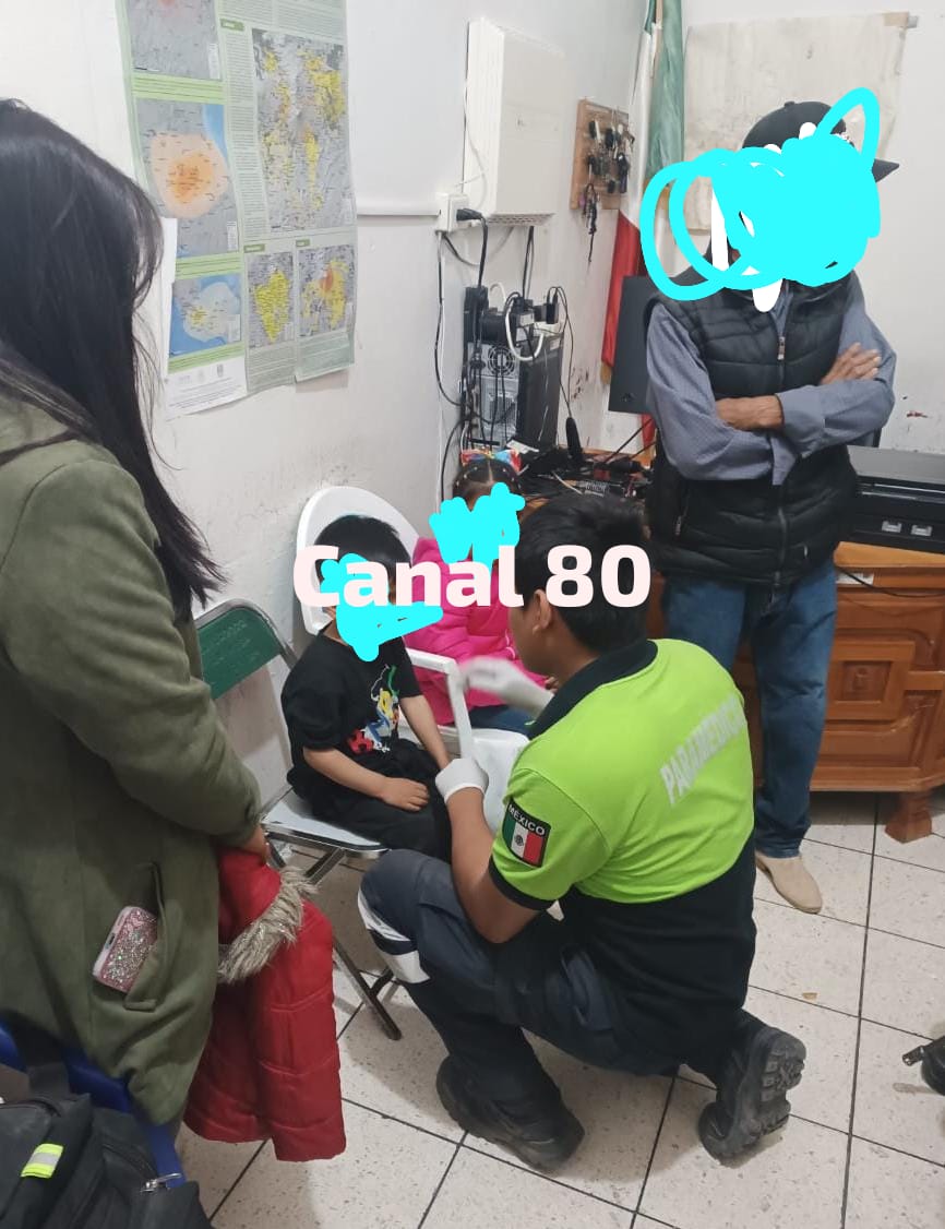 Padre en estado de ebriedad dejó abandonados a sus hijos en palenque de Tochimilco_foto1