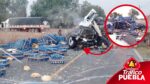Trágico accidente en la carretera El Seco – Acatzingo: muere conductor y saquean la mercancía