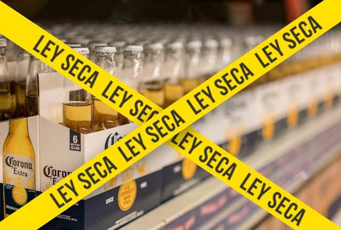 Ley seca y operativo especial el 31 de mayo y 1 de junio