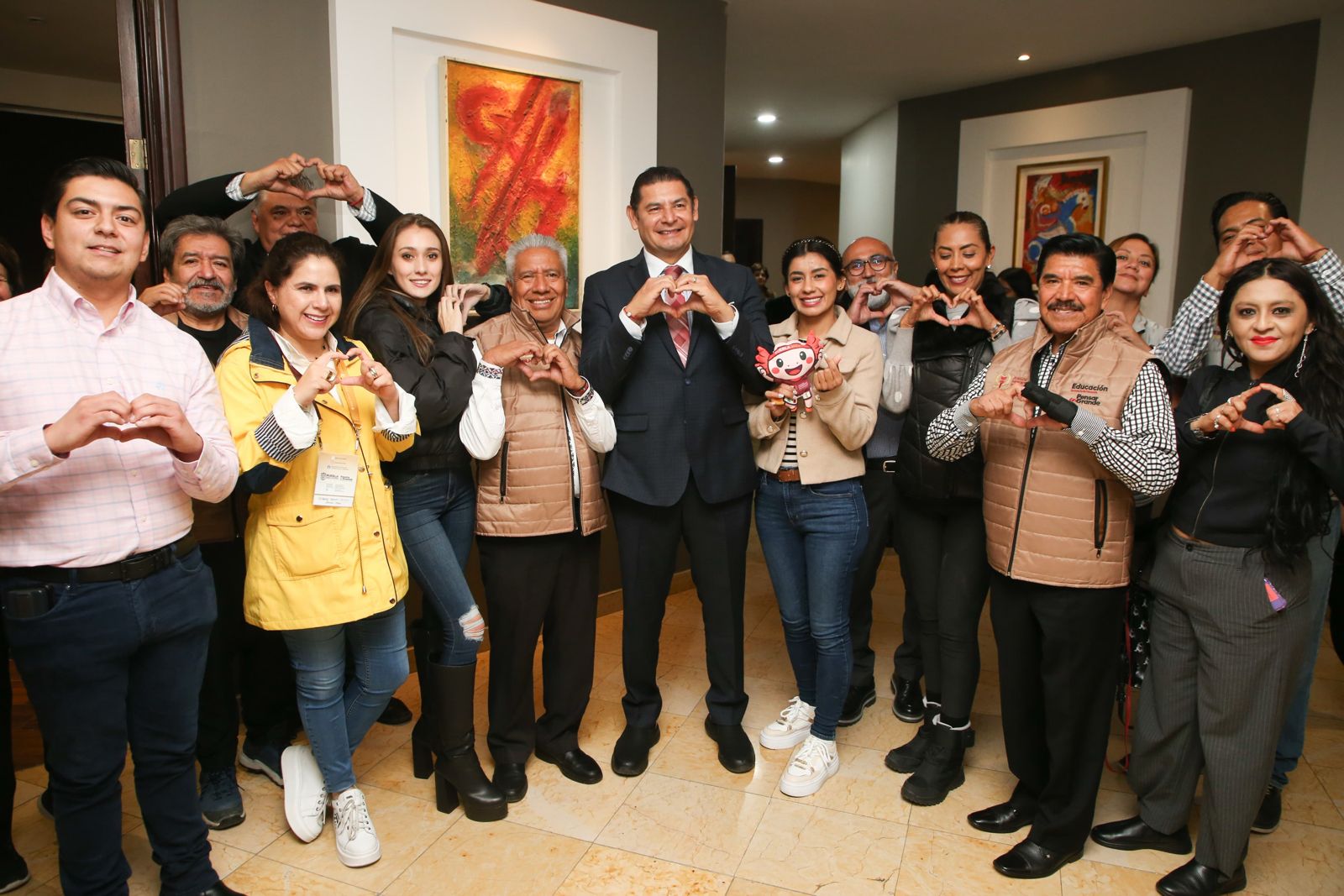 Alejandro Armenta supervisa el avance de los Juegos Escolares Nacionales en Puebla Foto