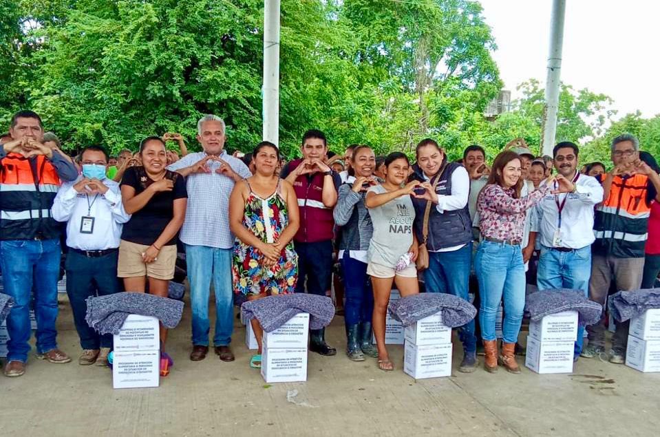 Atienden afectaciones por lluvias en municipios de Puebla Ayuda