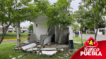 Caseta de vigilancia en ruinas sobre Camino Real a San Andrés Cholula