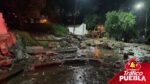 Emergencias por lluvias movilizan a autoridades en varios puntos de Puebla