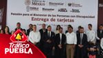 Entregan pensión a personas con discapacidad en Puebla
