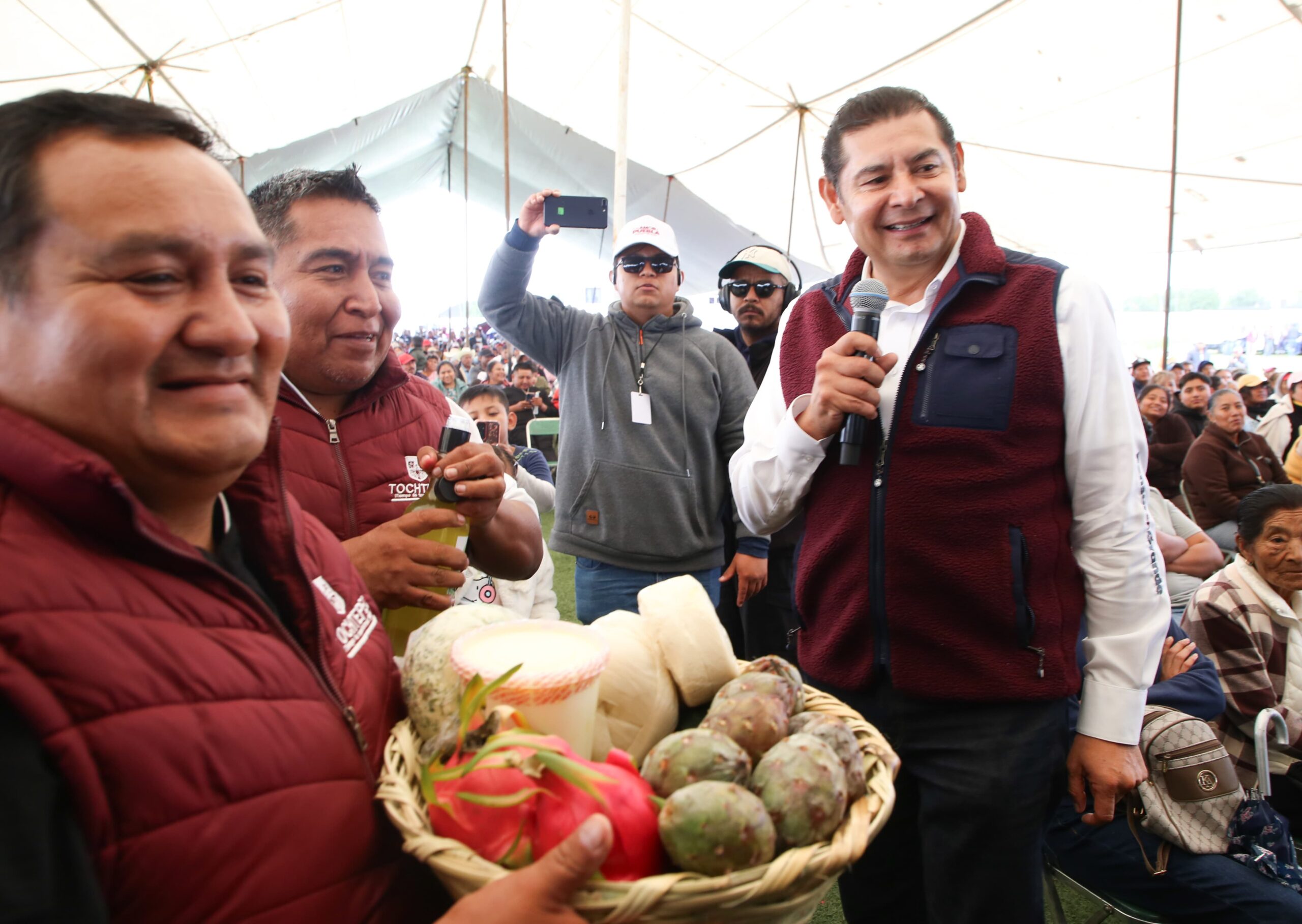 Impulsa Armenta transformación del campo poblano con inversión histórica ayuda