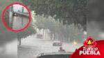 Lluvias intensas provocaron afectaciones en Puebla