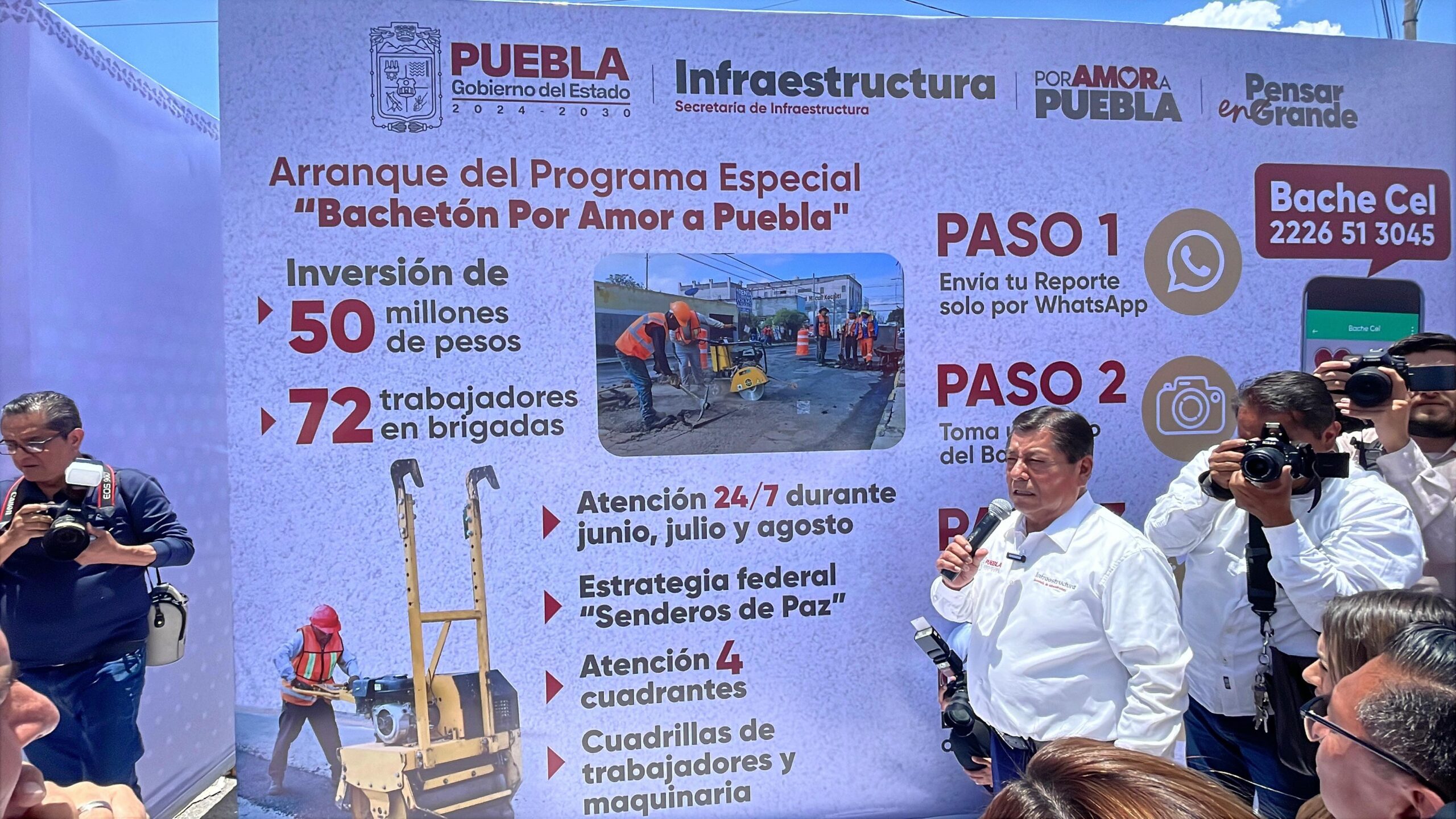Armenta lanza “Bachetón” con inversión histórica