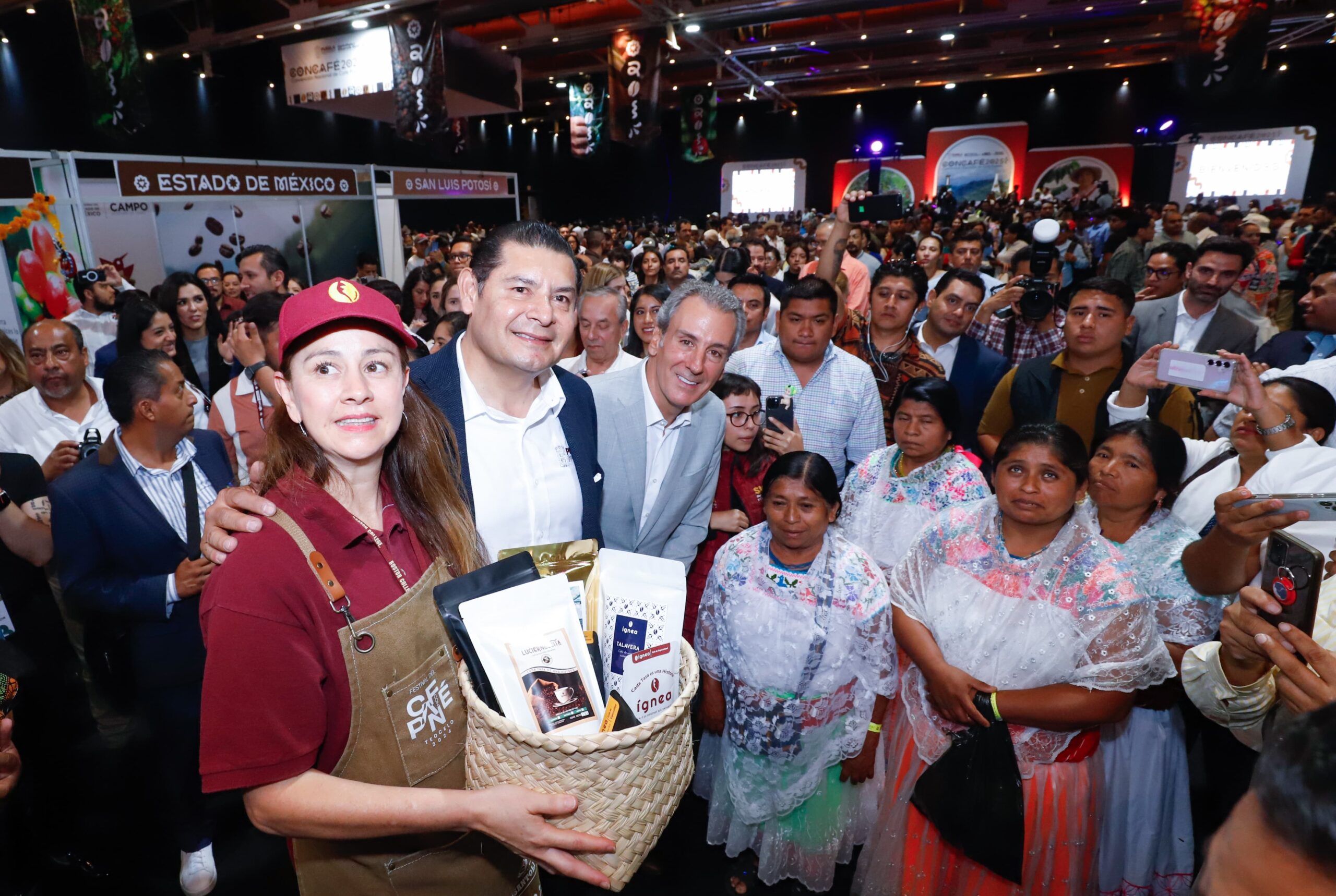 Presentan el café poblano 5 de Mayo en la CONCAFÉ 2025