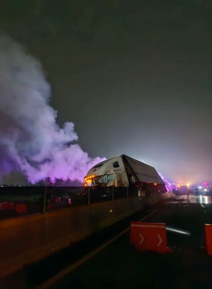 Colisión múltiple en la autopista México–Puebla provoca caos vial