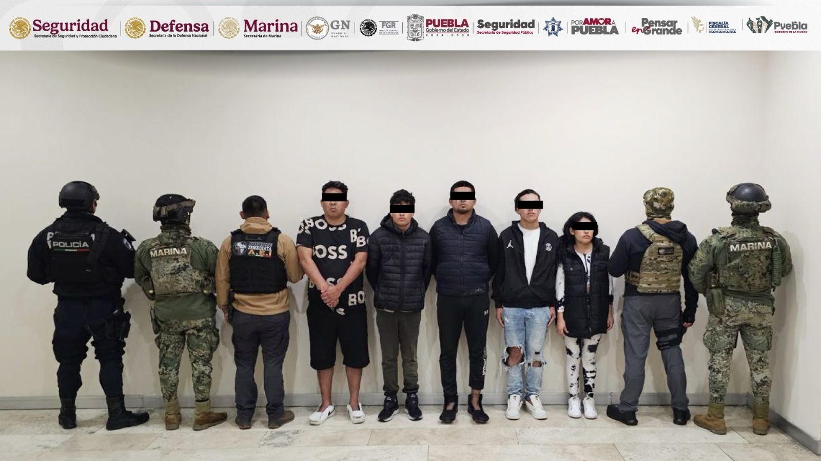Detienen a “El Bicho” y cuatro personas más por presunta vinculación con explosiones en Coronango