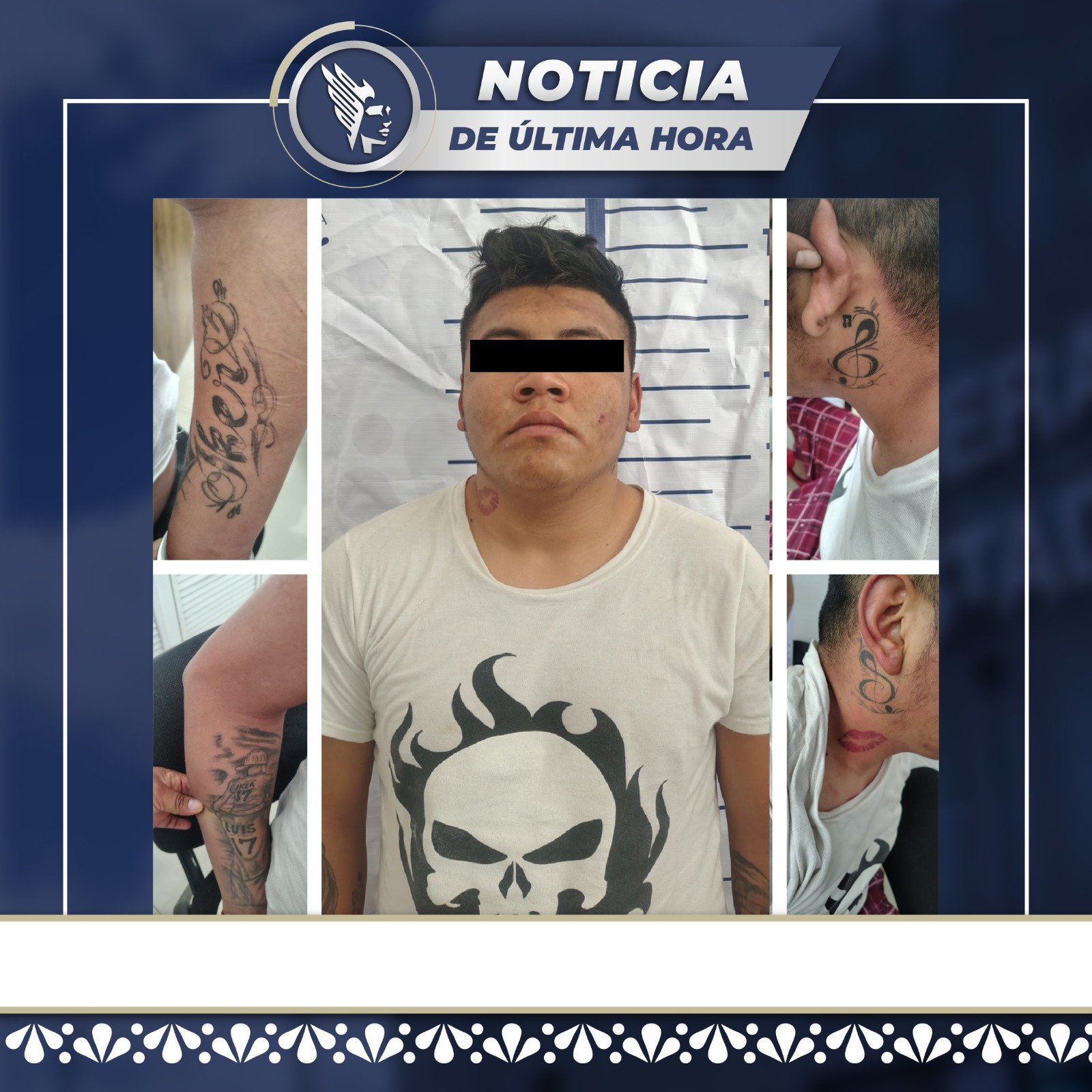 Detienen a presunto responsable de ataque contra agentes en el “Triángulo Rojo” de Puebla