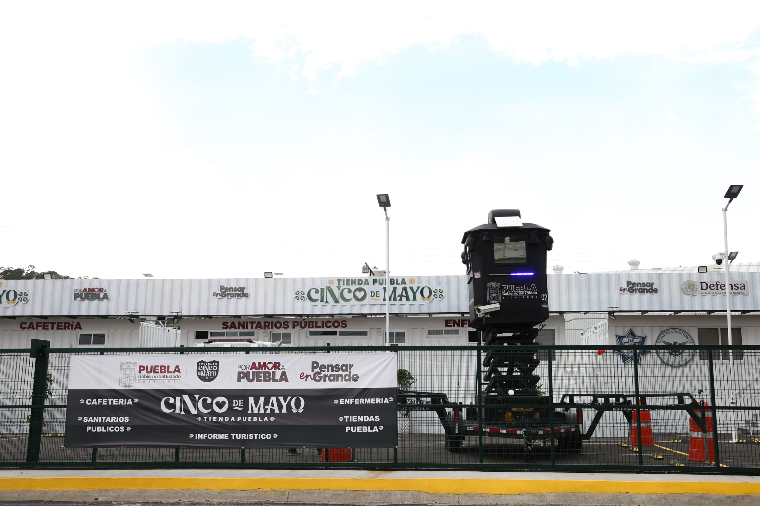 Gobierno de Puebla fortalece la seguridad pública con torres móviles de videovigilancia