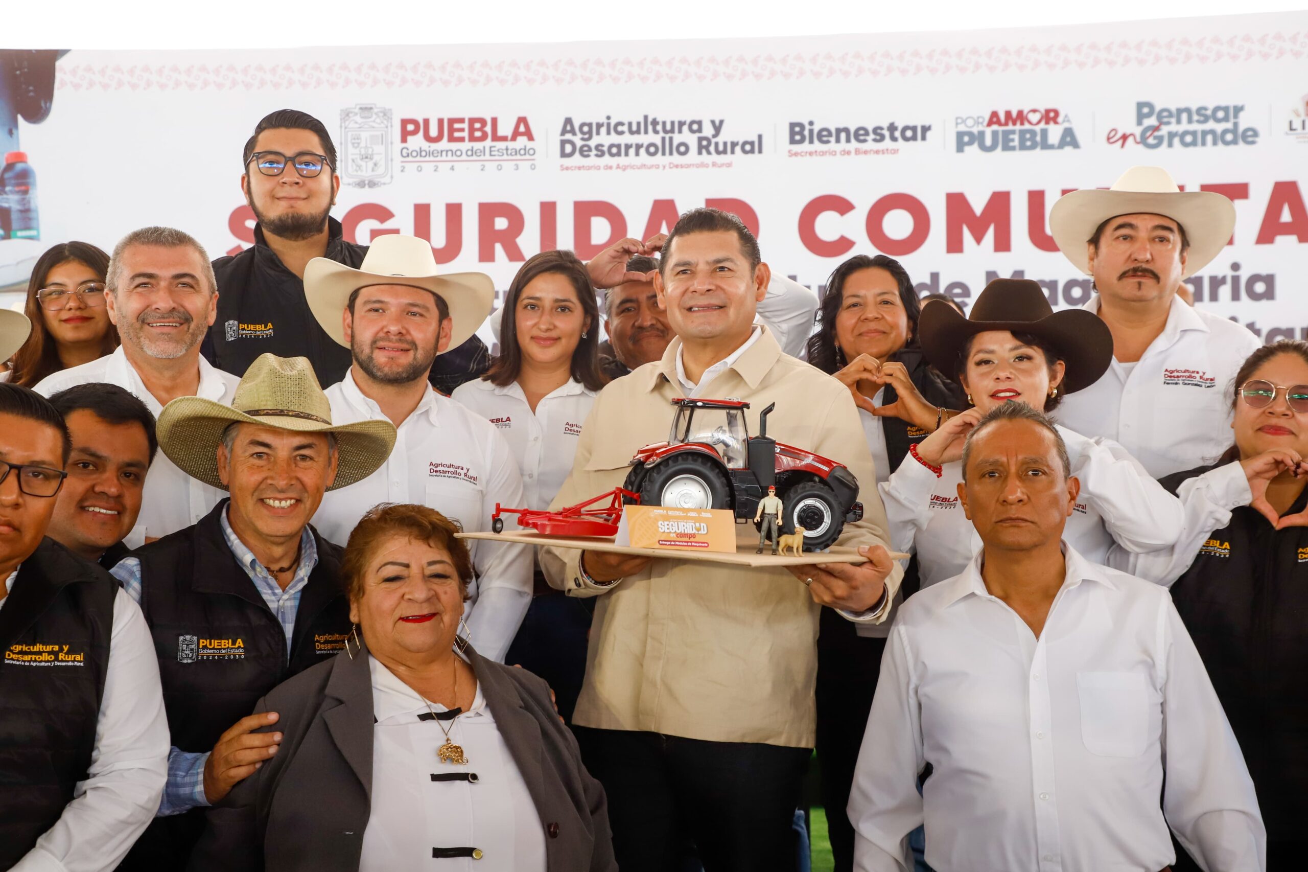 Impulsa Alejandro Armenta el programa “Seguridad para el Campo y Seguridad Comunitaria” en Libres