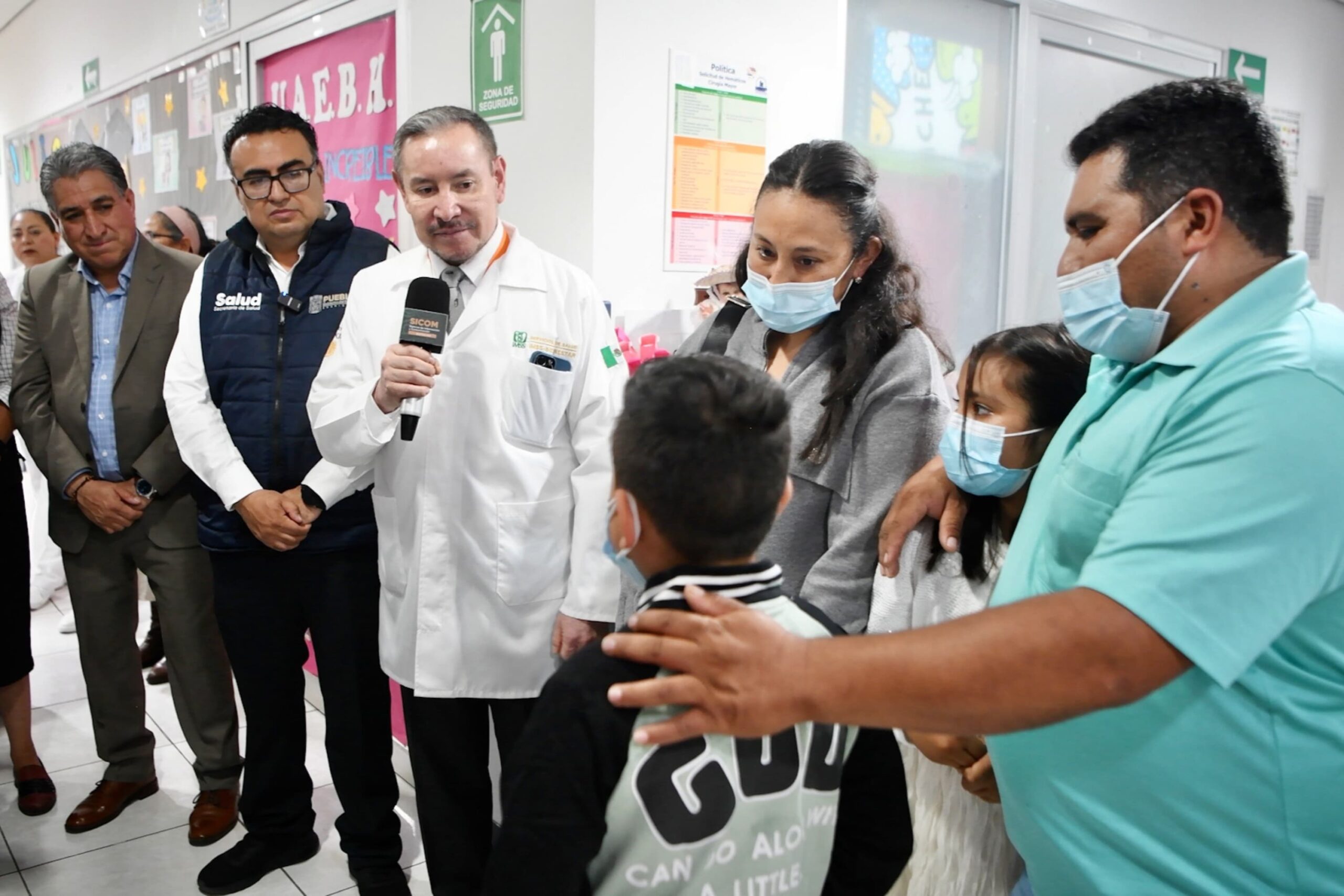 Juan Diego regresa a casa tras exitoso trasplante en el Hospital para la Niñez Poblana Interior