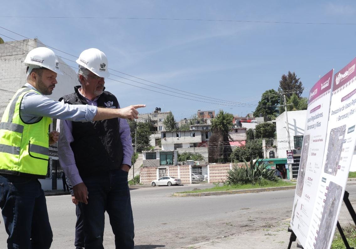 Puebla refuerza medidas preventivas ante lluvias con limpieza en zonas de riesgo Supervisión