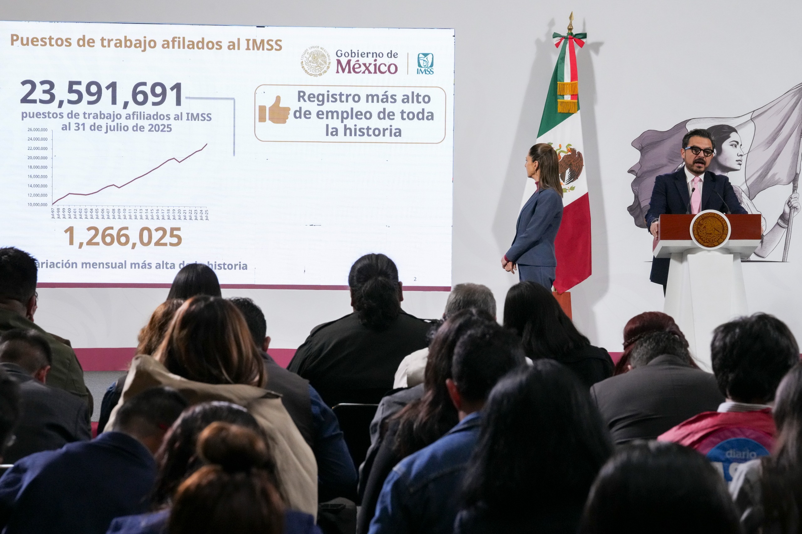 Histórico avance en derechos laborales: 1.2 millones de trabajadores de plataformas digitales afiliados al IMSS