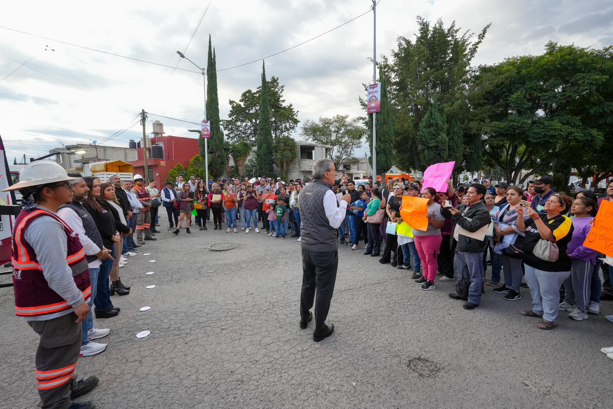 Con nueva iluminación LED, “Puebla Brilla” en Constitución Mexicana Pepe