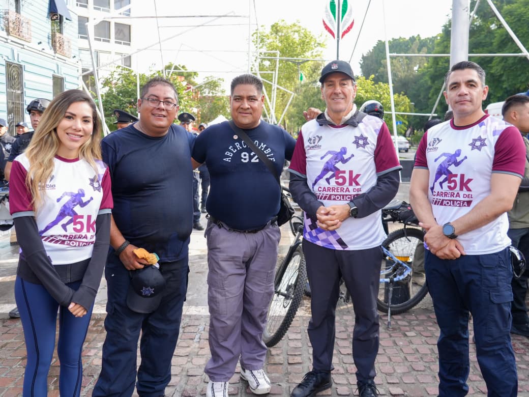 Conmemoran el Día del Policía con una carrera atlética en la capital poblana Pepe
