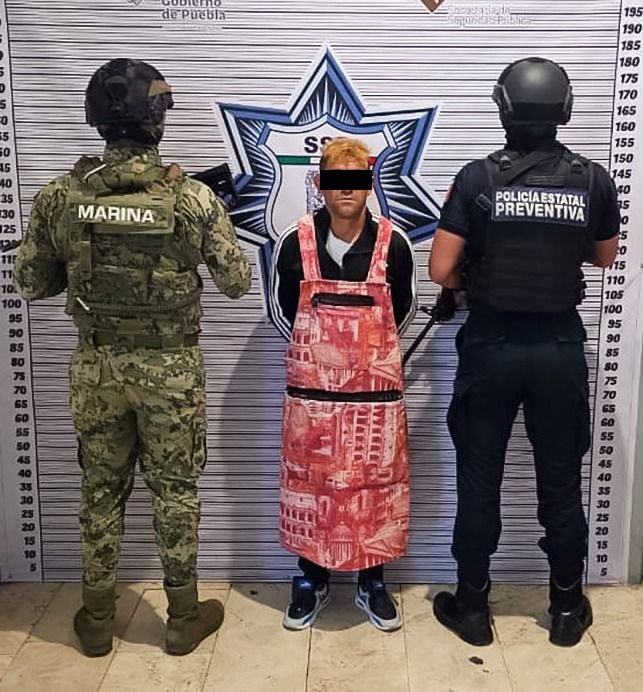 Detienen a narcomenudista en la Central de Abastos de Puebla