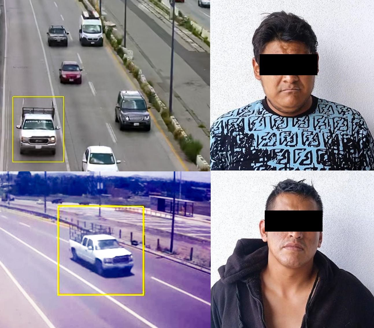 Recuperan vehículos robados y detienen a tres hombres gracias a cámaras del C5i
