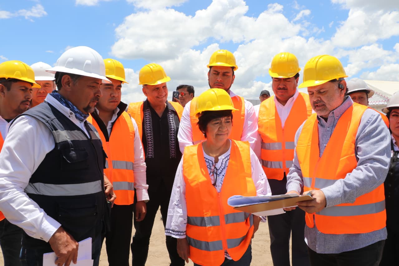 SEDATU y autoridades de Puebla supervisan módulo de vivienda en San José Chiapa