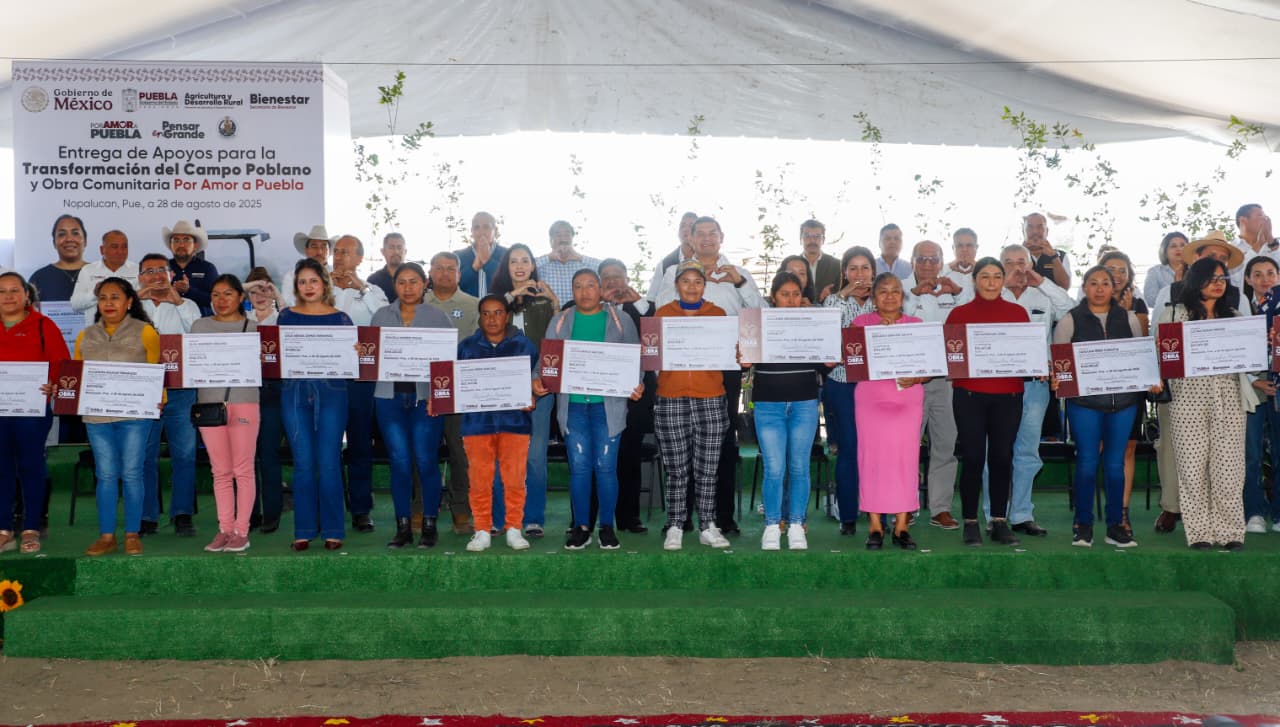 Alejandro Armenta impulsa transparencia y participación en obras comunitarias beneficiarios
