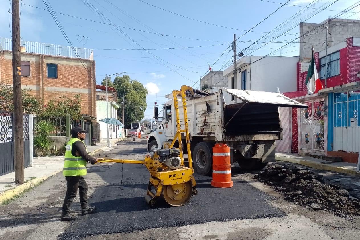 Campaña Capitalina Bacheando Puebla más de 153 mil baches atendidos trabajadores