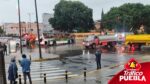 Estudiantes de la Escuela Normal Rural “Carmen Serdán” de Teteles realizan nueva protesta y actos de vandalismo
