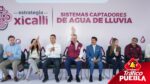 Instalan 123 captadores pluviales en escuelas y mercado de la ciudad para fomentar la sustentabilidad