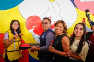 Juventud poblana transforma espacios en arte con la Jornada Nacional de Tequios y Murales