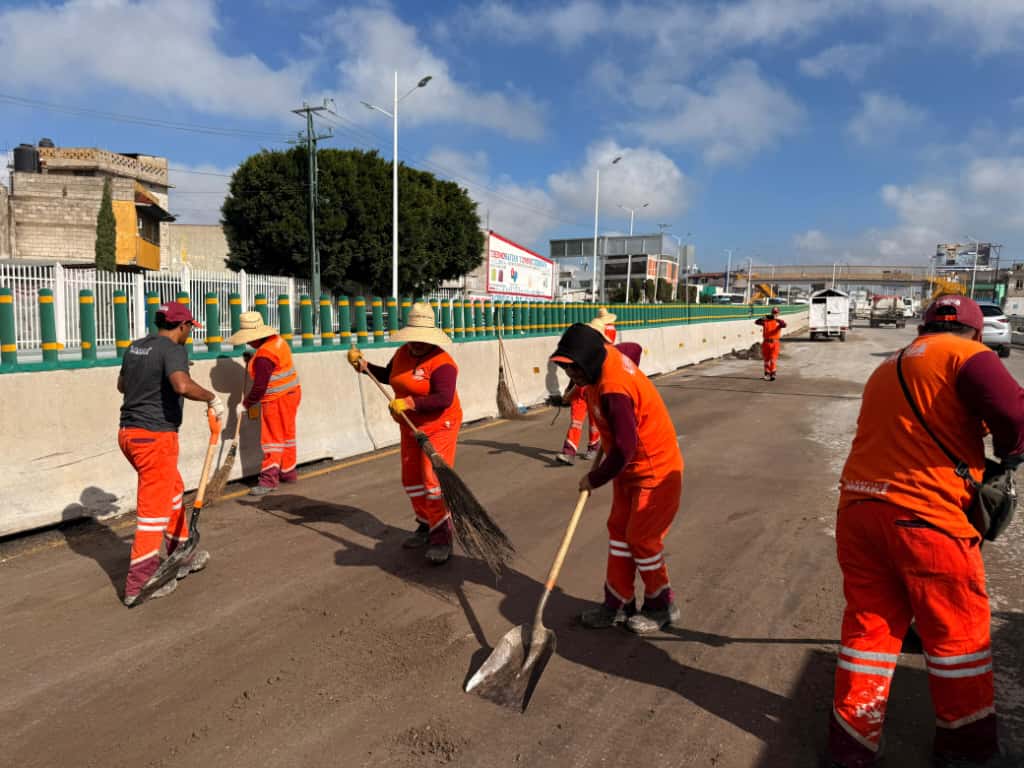 Organismo Operador de Limpia realiza faena en Central de Abasto_foto1