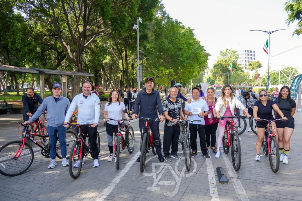 Pepe Chedraui encabezó la “Rodada Patrimonial” en el Centro Histórico calle
