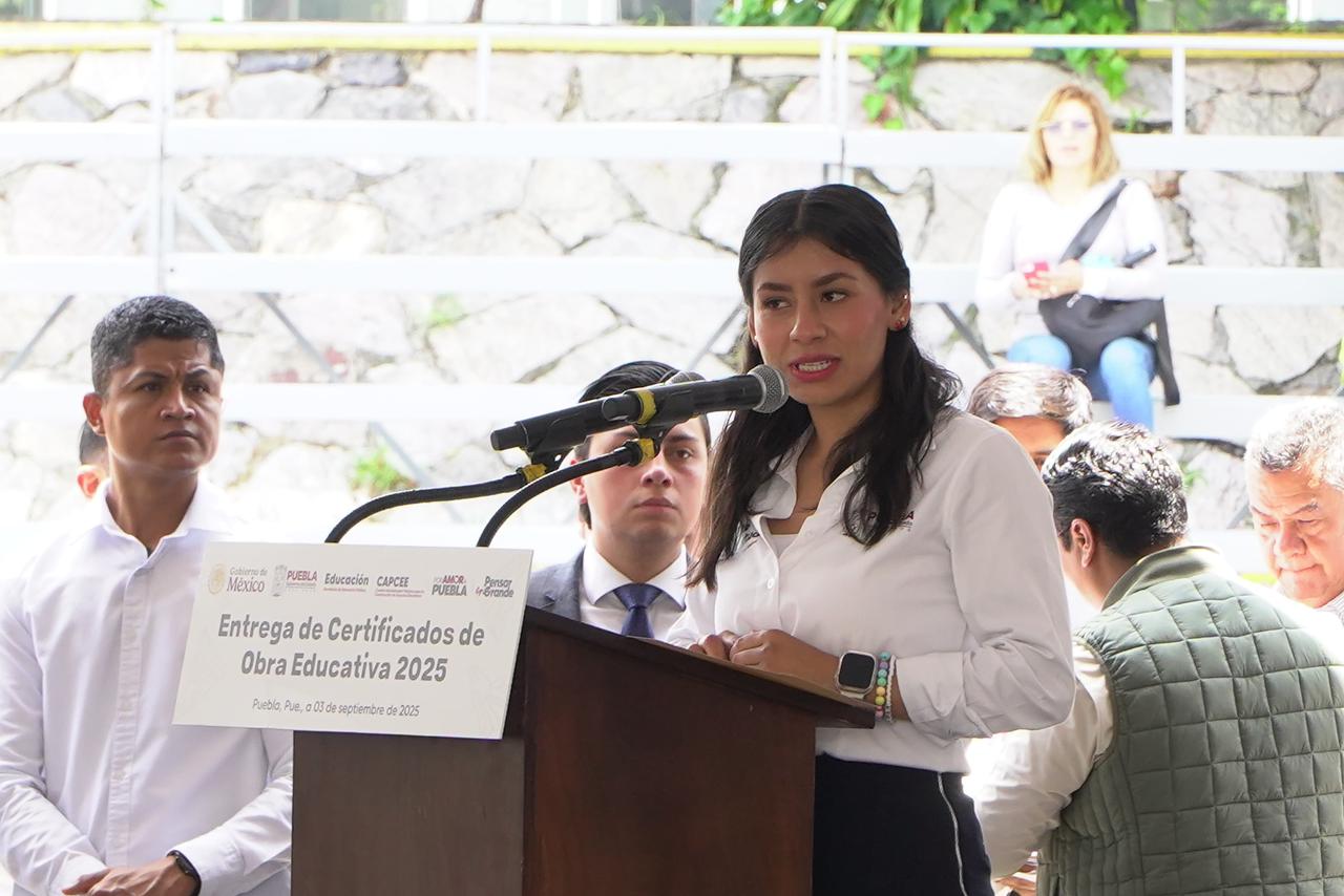 Armenta entrega 59 Certificados de Obra Educativa en 34 municipios