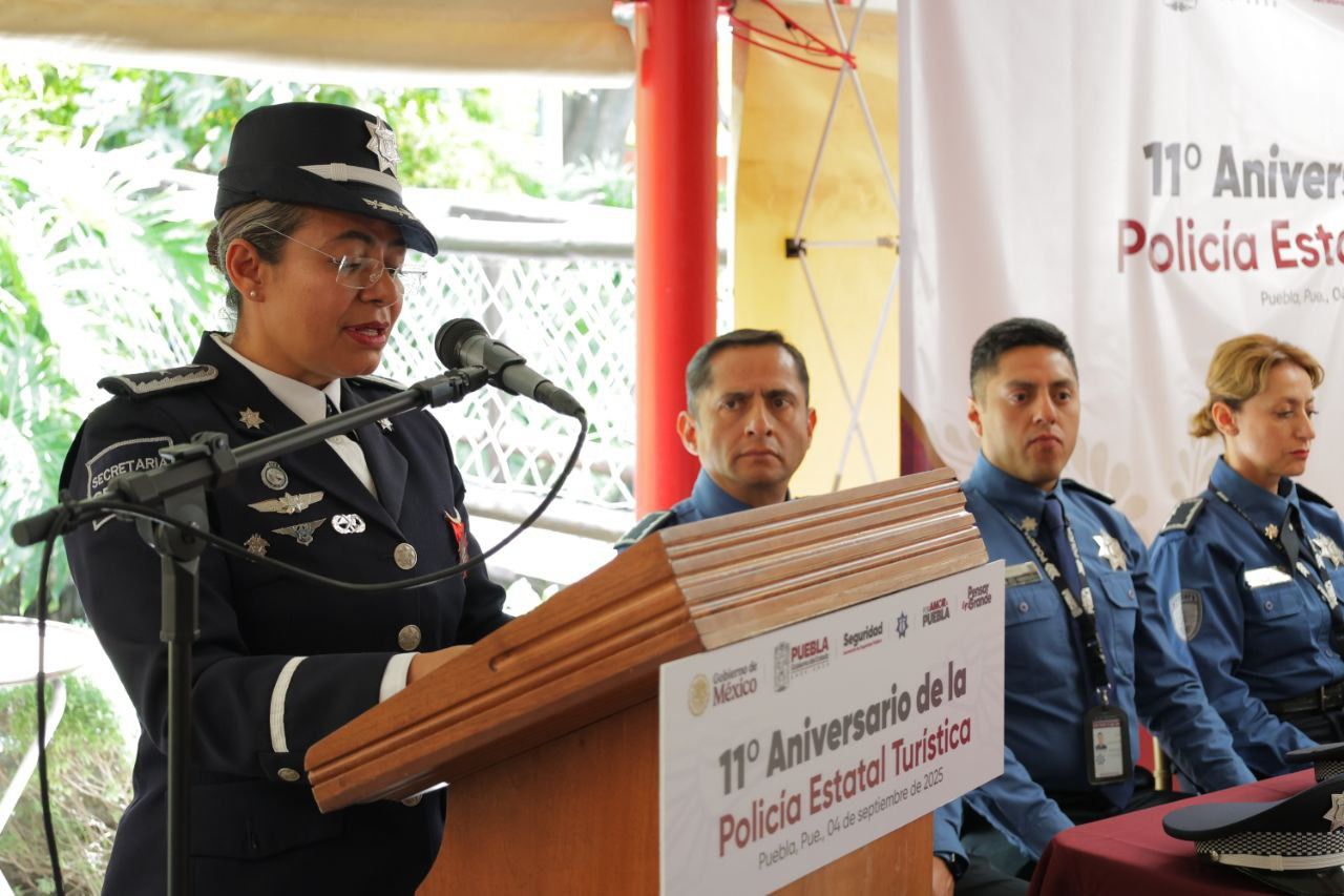 Policía Turística de Puebla celebra 11 años de servicio y entrega reconocimientos a sus elementos destacados