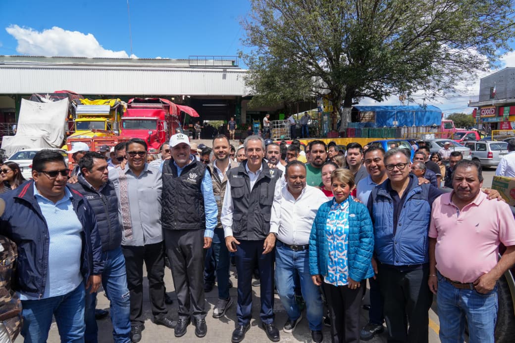 Inician trabajos de construcción de la barda perimetral en la Central de Abasto