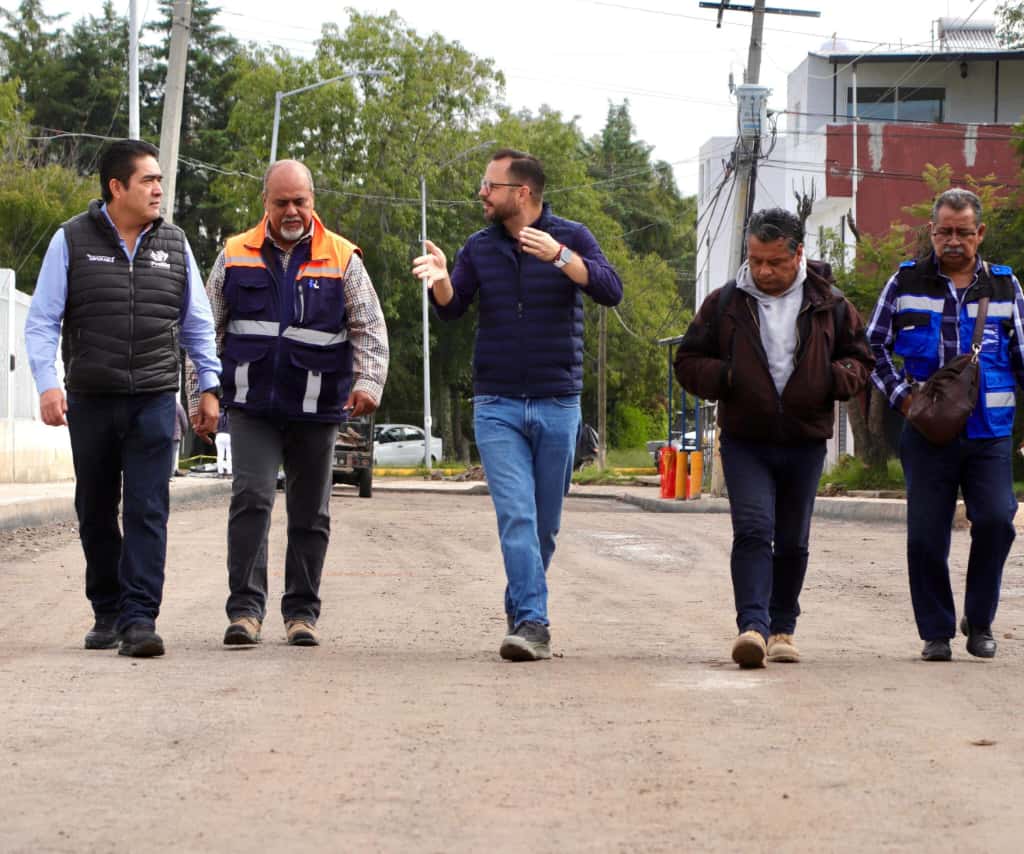 Supervisión de obras de rehabilitación vial en Loma Bella