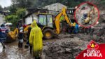 Atienden daños por lluvias en la Sierra Norte con maquinaria y apoyo federal