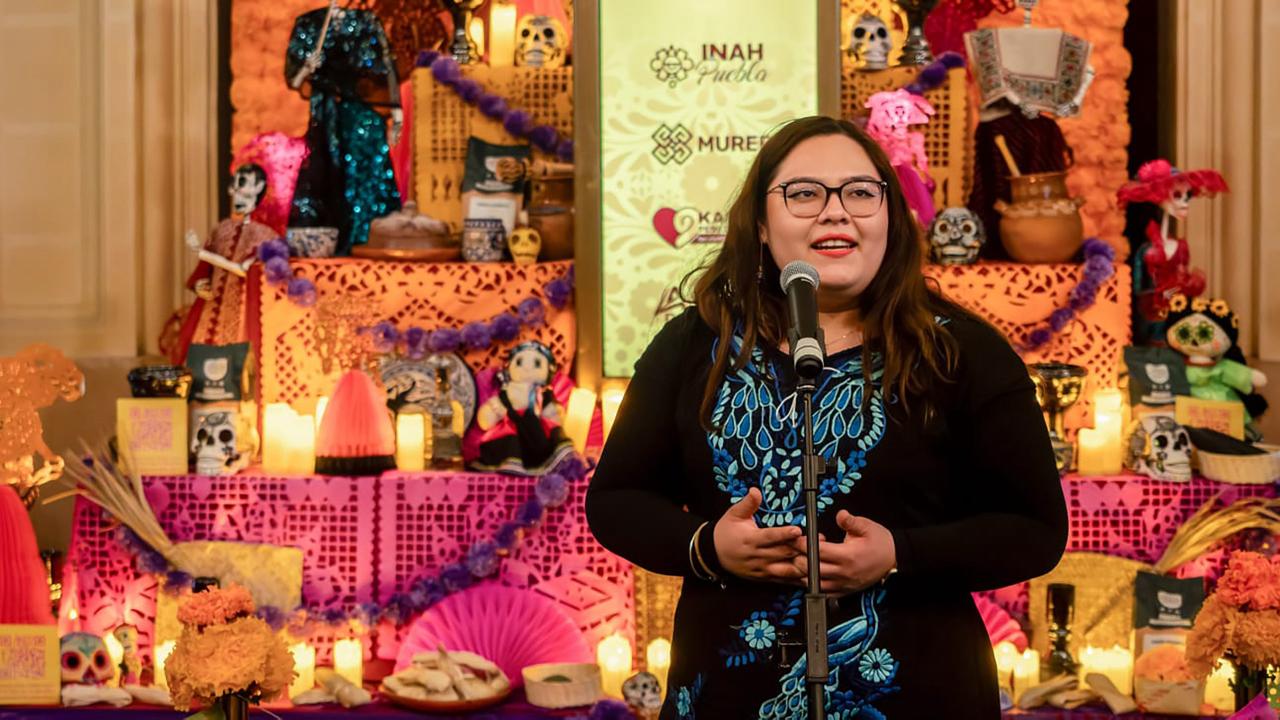 Gobierno de Puebla inaugura altar monumental en Madrid