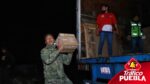Gobierno de la Ciudad entregó apoyos alimentarios a familias afectadas en Huauchinango