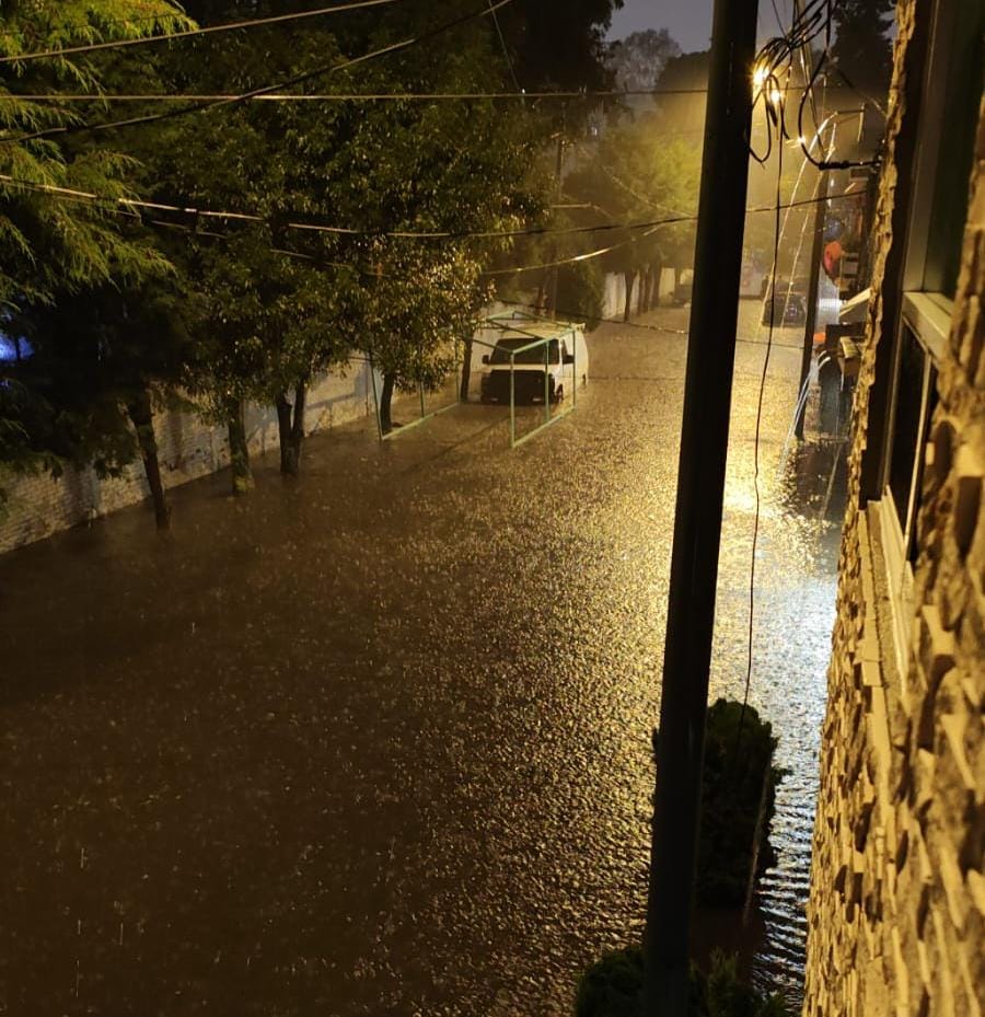Gobierno de la Ciudad y Agua de Puebla trabajaron tras lluvias en la capital poblana inundación