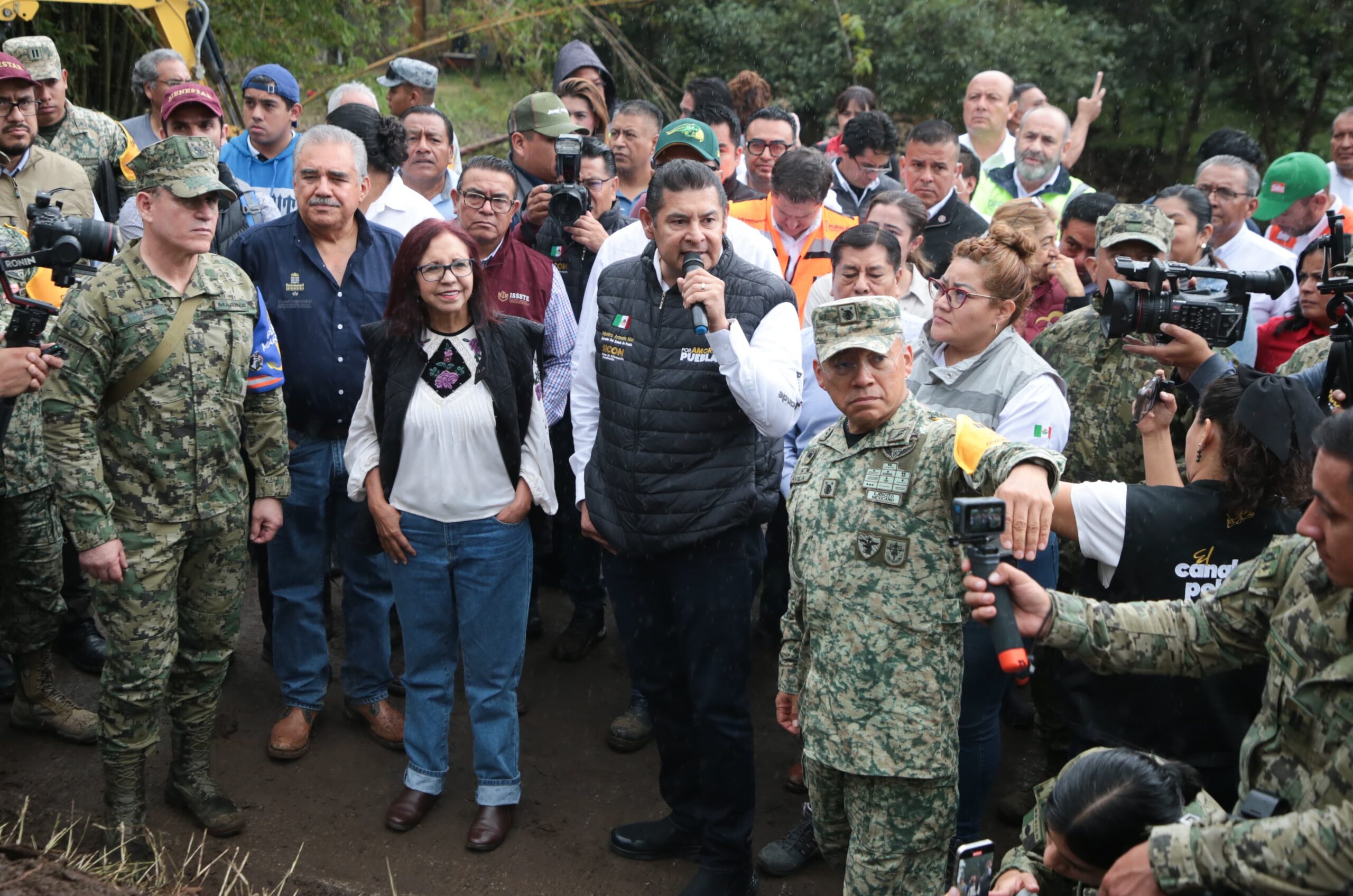 Gobiernos federal y estatal avanzan en la recuperación de la Sierra Norte de Puebla