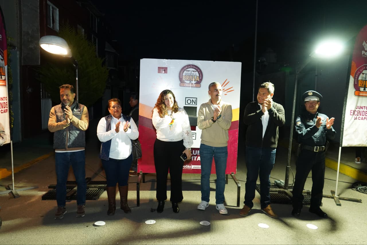 Iluminan la colonia Del Valle con tecnología LED autoridades