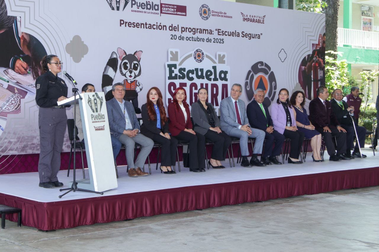 Pepe Chedraui encabezó el arranque del programa “Escuela Segura” en Puebla