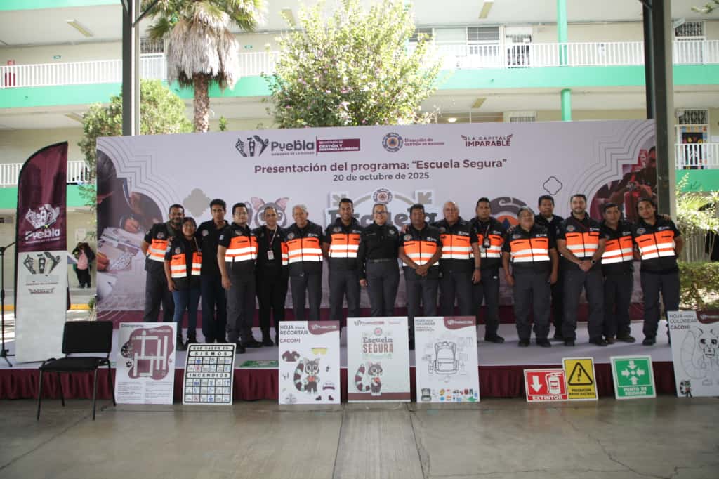 Pepe Chedraui encabezó el arranque del programa “Escuela Segura” en Puebla