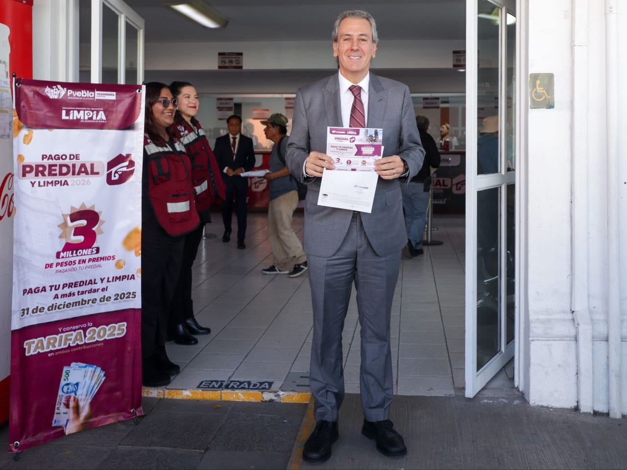 Pepe Chedraui invita a las y los poblanos, aprovechar descuentos y regularizar su predial 2026