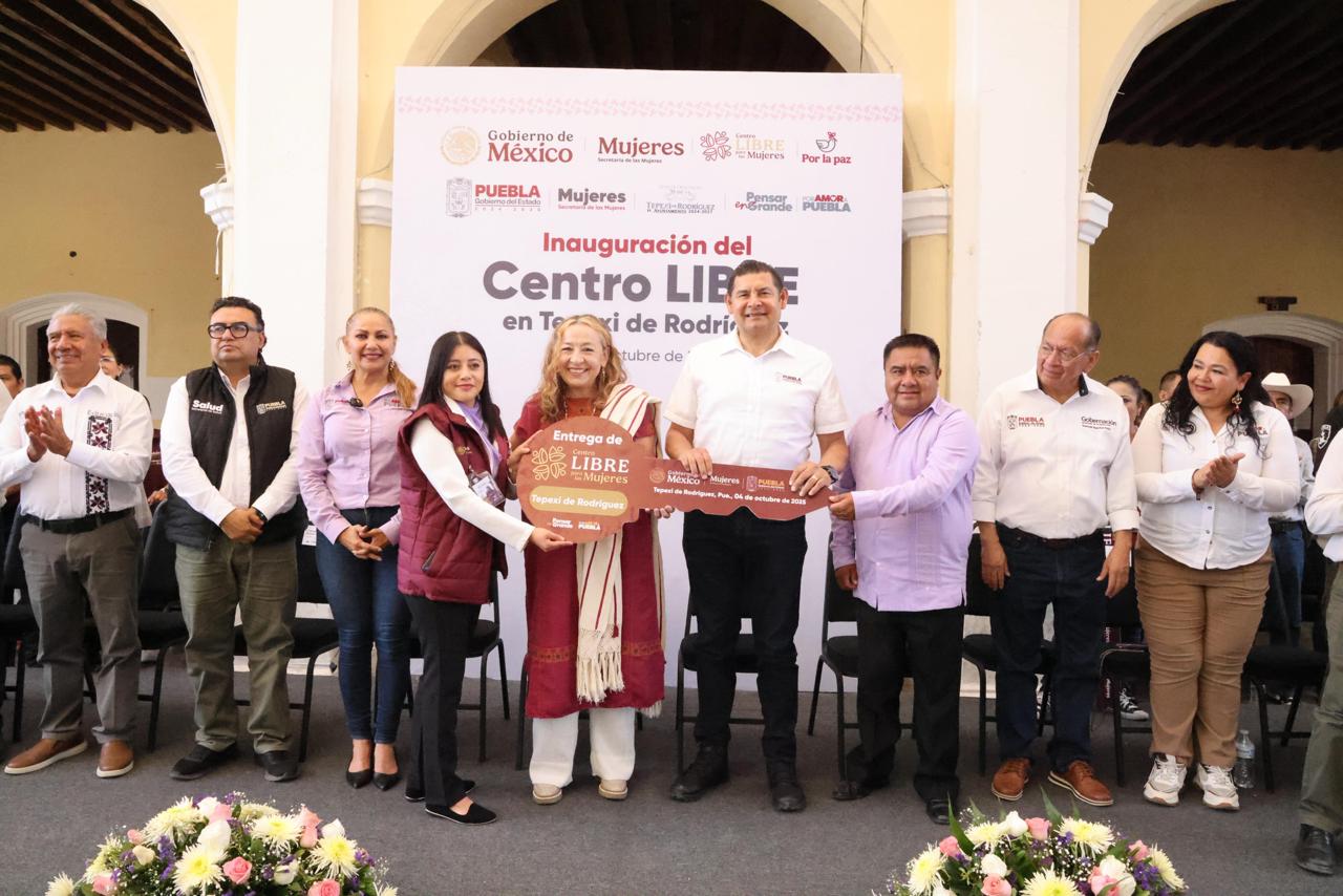 Puebla abre un nuevo Centro LIBRE para mujeres en Tepexi de Rodríguez evento