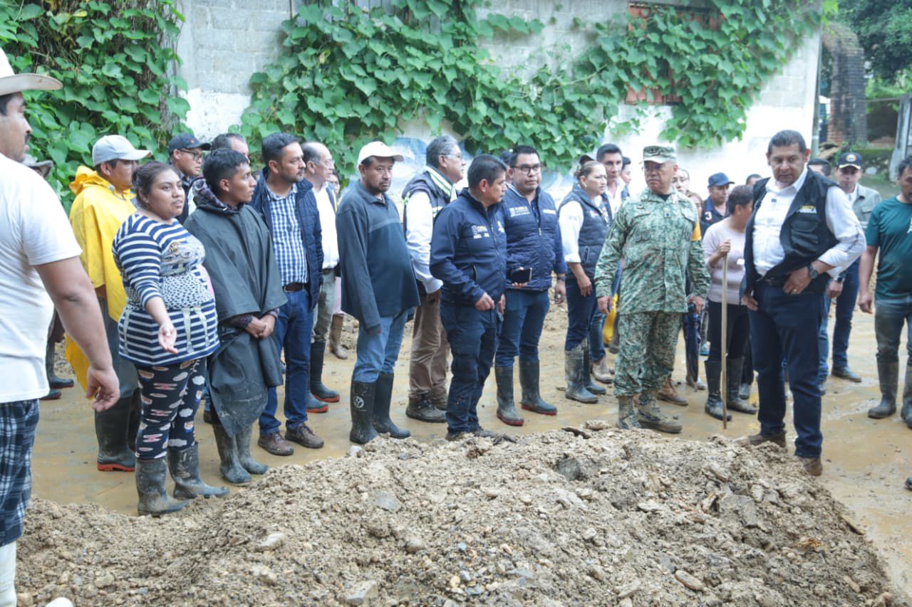 Puebla atiende a la población afectada en la Sierra Norte
