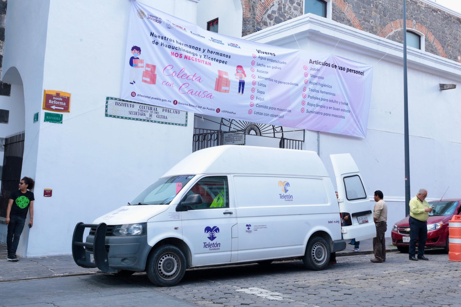 Puebla une esfuerzos para apoyar a familias afectadas por las lluvias en la Sierra Norte centro